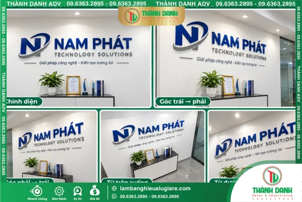 Thi Công Làm Bảng Hiệu Sài Gòn, Tân Định, Bến Thành, Cầu Ông Lãnh - Quận 1 Cũ