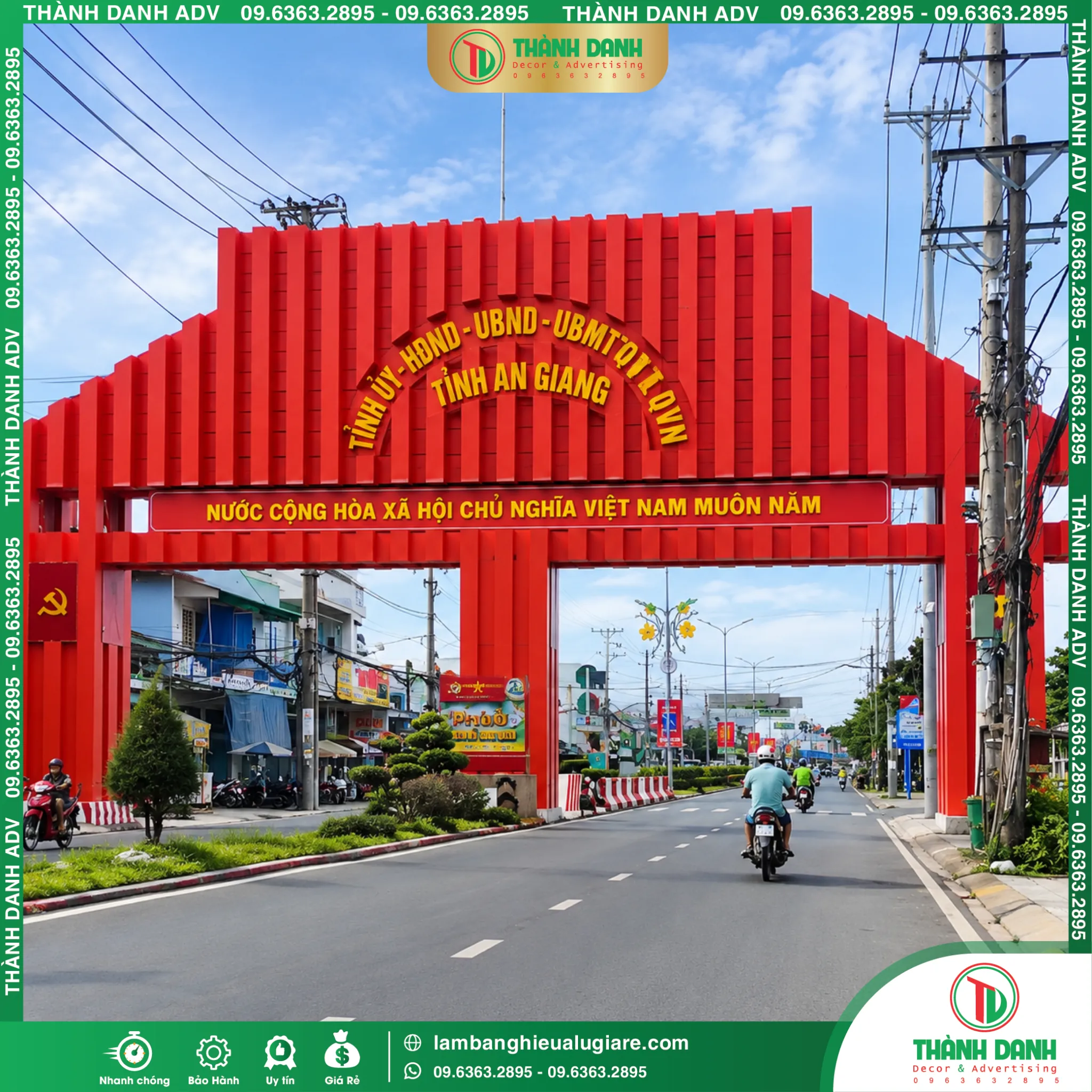 Làm Bảng Hiệu An Giang Gía Rẻ Trọn Gói Theo Yêu Cầu Tại TPHCM