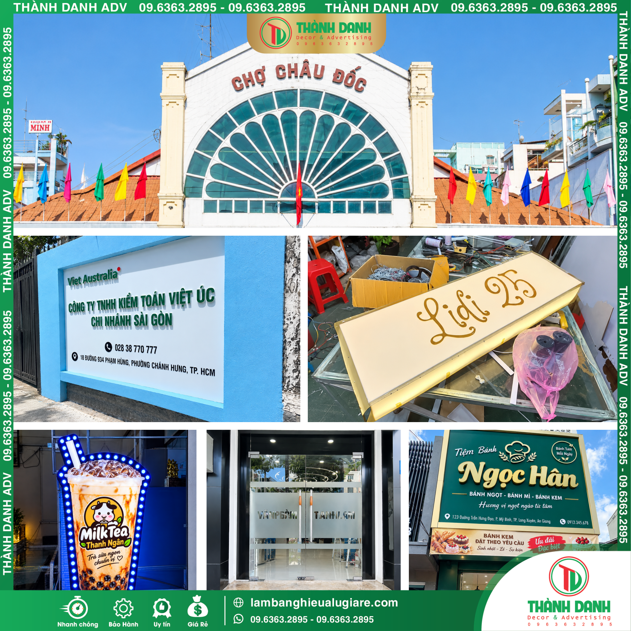 Làm Bảng Hiệu An Giang Gía Rẻ Trọn Gói Theo Yêu Cầu Tại TPHCM