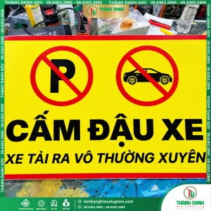 Làm Biển Báo Cấm Giá Rẻ, Đúng Quy Cách Tại TPHCM