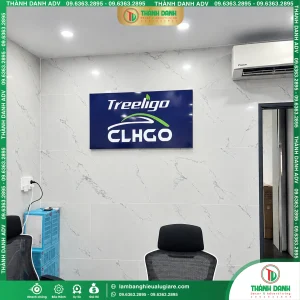Gia Công Logo Công Ty Trên Tấm Alu Dán Decal Giá Rẻ