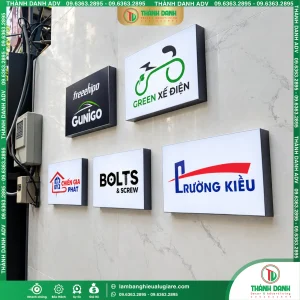 Gia Công Logo Công Ty Trên Tấm Alu Dán Decal Giá Rẻ