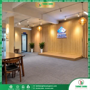 Thi Công Logo Trong Nhà Và Backdrop Chuyên Nghiệp Tại TPHCM