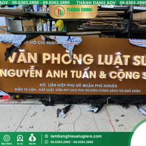 Làm Bảng Hiệu Văn Phòng Luật Sư Phú Nhuận Chuyên Nghiệp