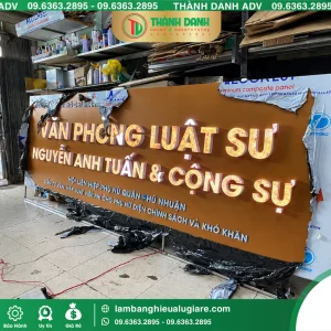Làm Bảng Hiệu Văn Phòng Luật Sư Phú Nhuận Chuyên Nghiệp