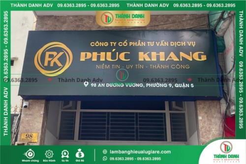 Thi Công Trọn Gói Làm Bảng Hiệu Alu Giá Rẻ Quận 12 Lấy Liền