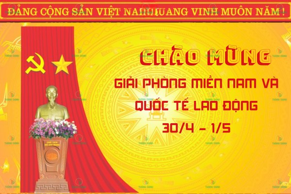 Đánh giá uy tín và kinh nghiệm của đơn vị gia công mẫu backdrop 30/4 1/5 giá rẻ