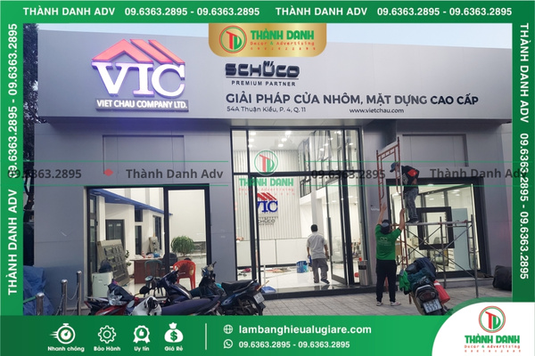 Các loại hình làm bảng hiệu Alu giá rẻ Quận 11 phổ biến nhất
