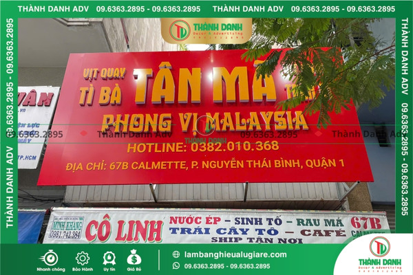 Quy trình thi công làm bảng hiệu Alu giá rẻ quận 12 mới nhất