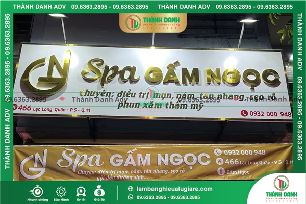Ưu điểm vượt trội khi làm bảng hiệu Alu giá rẻ Quận 11