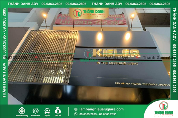 Quy trình trọn gói làm bảng hiệu Alu giá rẻ Bình Tân chuyên nghiệp