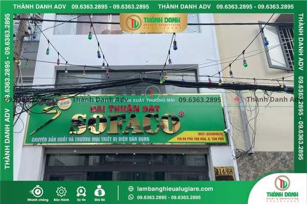Xu hướng làm bảng hiệu Alu giá rẻ Tân Phú