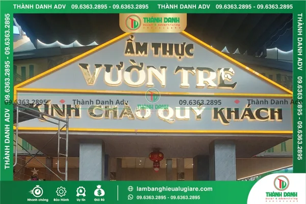 Bảng hiệu inox