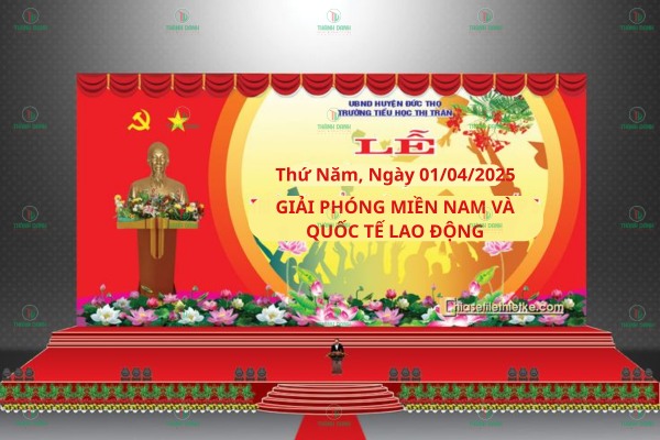 Tầm quan trọng của backdrop trang trí sân khấu 30/4 1/5