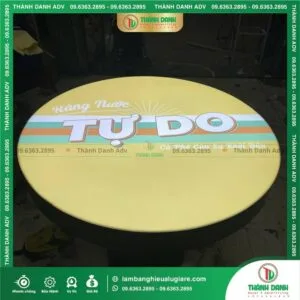 Bảng Vẫy 3D Mica Hút Nổi In UV Cho Quán Cà Phê Tự Do Cao Cấp