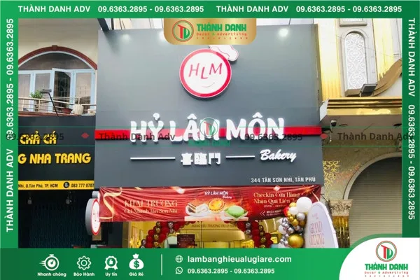 Báo giá làm bảng hiệu quận Tân Phú 2025