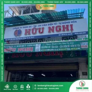 Bảng Hiệu Alu Chữ Nổi Mica Hông Formex Công Ty Hữu Nghị Quận 5 TP.HCM