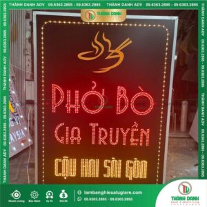 Câu hỏi thường gặp khi làm bảng hiệu LED ruồi nền Alu viền nhôm