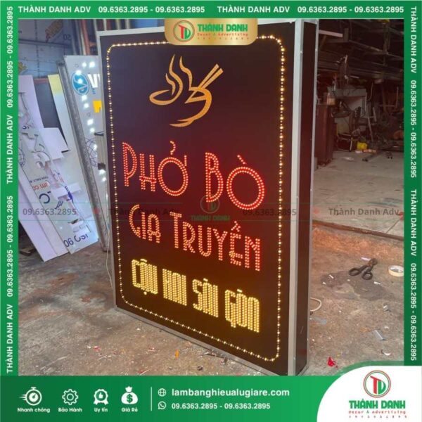 Những lỗi thường gặp khi bảng hiệu LED ruồi nền Alu và cách khắc phục