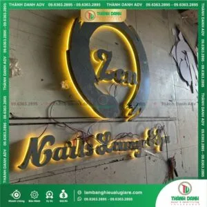 Những lỗi thường gặp khi gia công chữ nổi Inox sáng chân Mica cháo