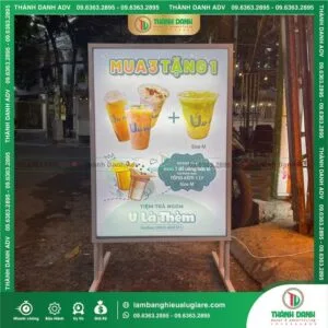 Lợi ích khi làm bảng hiệu LED bạt Hiflex in UV