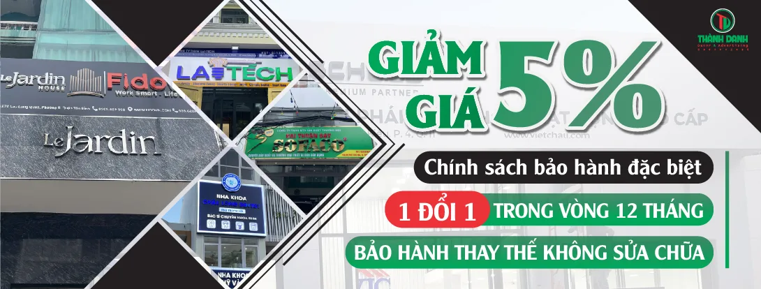 làm bảng hiệu
