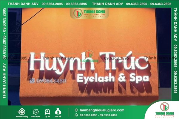 Báo giá làm bảng hiệu cemboard sơn gai mới nhất 2025