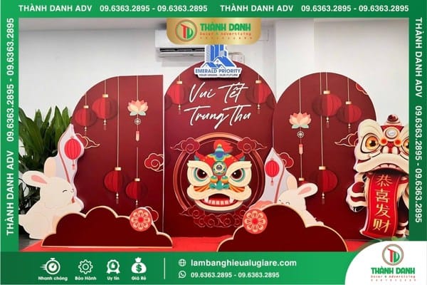 Bảng báo giá thi công booth Trung Thu giá rẻ, tiết kiệm