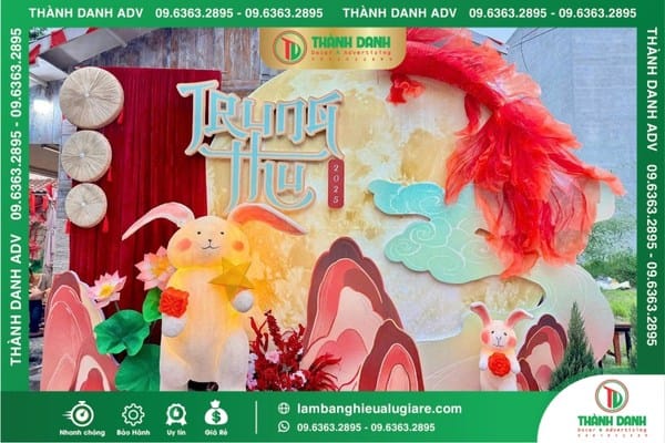 Bảng giá thi công backdrop Trung Thu giá rẻ mới nhất