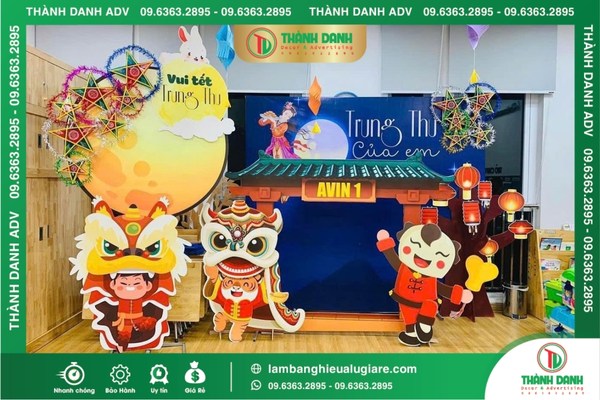 Các hạng mục trang trí Trung Thu phổ biến