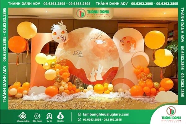 Chất liệu backdrop Trung Thu thông dụng hiện nay