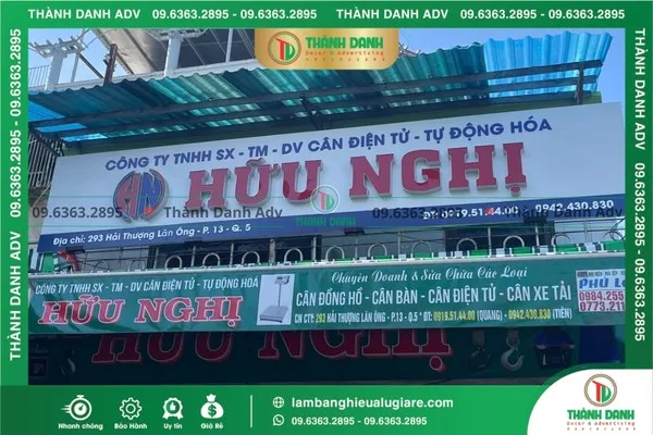 Kiểu dáng và kích thước chuẩn phong thủy bảng hiệu