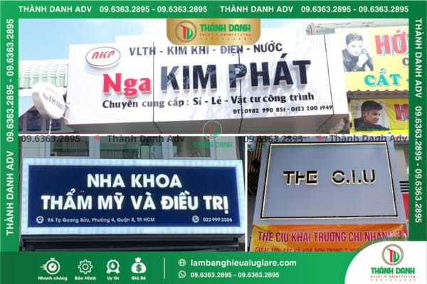 Lý do nên lựa chọn dịch vụ làm bảng hiệu Alu tại Thành Danh Adv