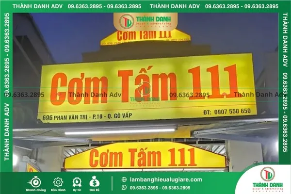 Bảng hiệu bạt Hiflex