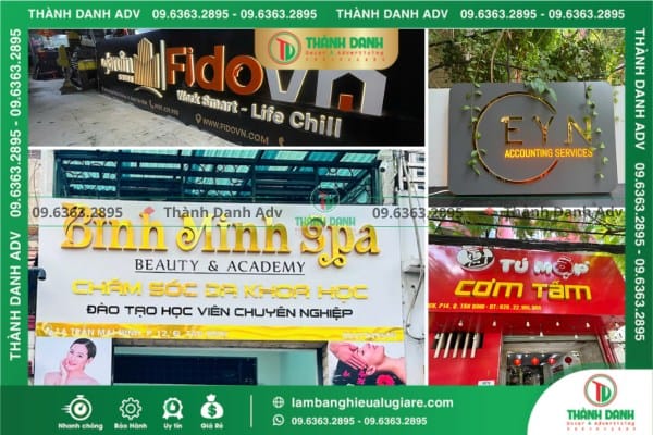 Quy trình gia công bảng hiệu Alu mặt tiền chuyên nghiệp