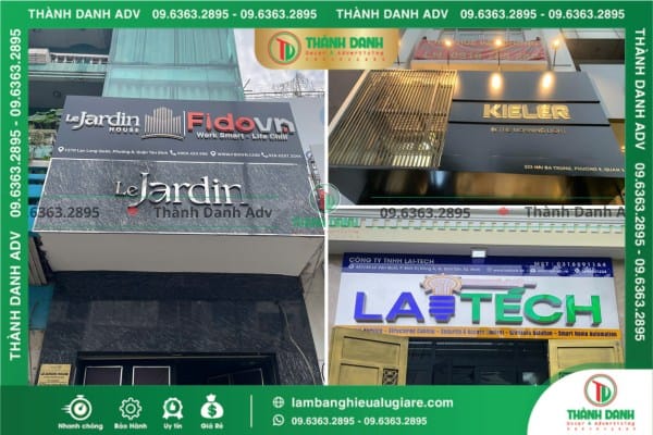 Vì sao nên lựa chọn Thành Danh Adv thi công bảng hiệu Alu tại TPHCM