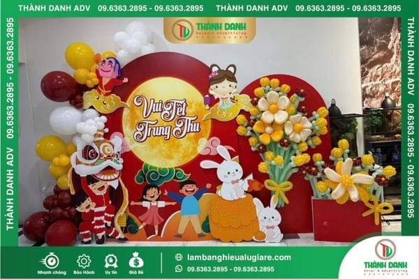 Xu hướng thiết kế mẫu booth Trung Thu giá rẻ 2025