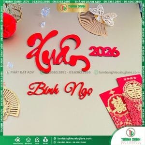 Một Số Mẫu Chữ Tết Bính Ngọ 2026 Bình An Sum Vầy