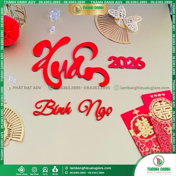 Một Số Mẫu Chữ Tết Bính Ngọ 2026 Bình An Sum Vầy