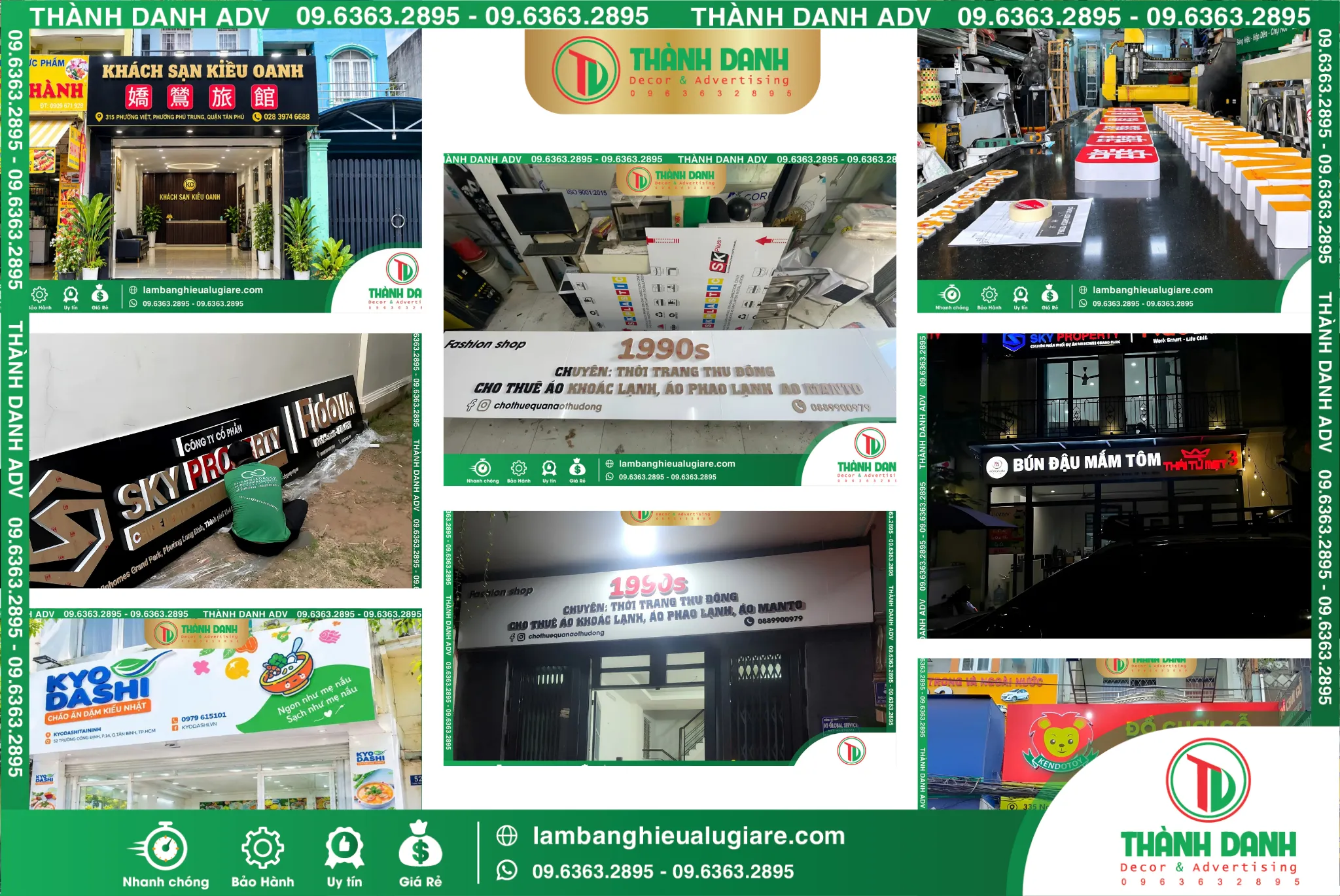 Làm Bảng Hiệu Phường Sài Gòn Giá Rẻ Mẫu Đẹp, Thi Công Theo Yêu Cầu