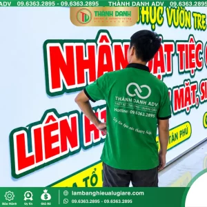 Bảng Hiệu Bạt Vườn Tre Không Gân Quận Tân Phú – Mẫu Đẹp, Giá Tốt