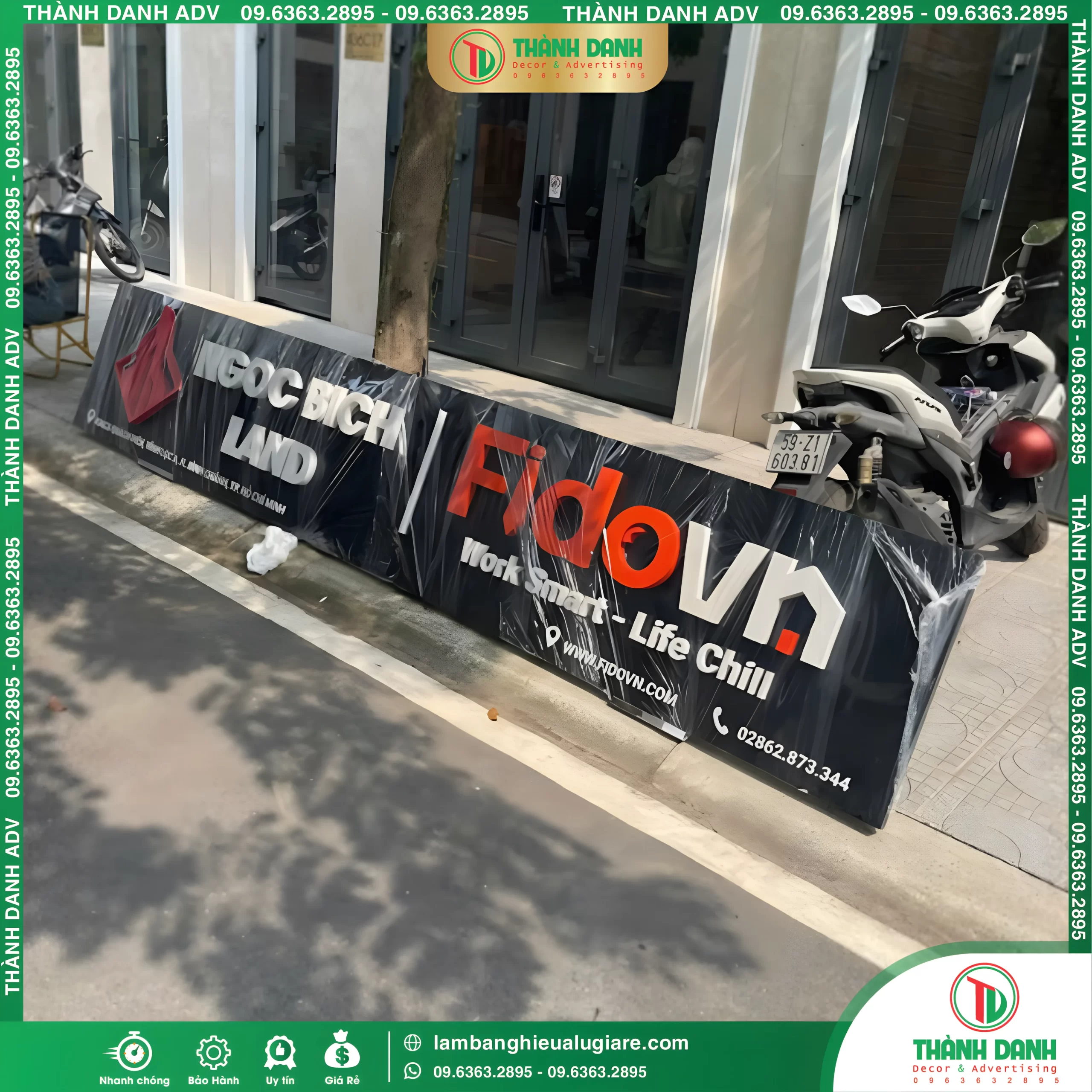 Chữ Inox Đế Mica Đẹp, Giá Tốt – Làm Theo Yêu Cầu