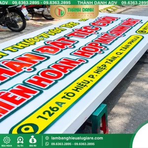Bảng Hiệu Bạt Vườn Tre Không Gân Quận Tân Phú – Mẫu Đẹp, Giá Tốt