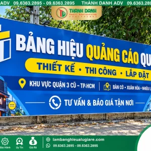 Bảng Bạt Quảng Cáo Quận 3 – Mẫu Đẹp, Giá Tốt, Thi Công Tận Nơi