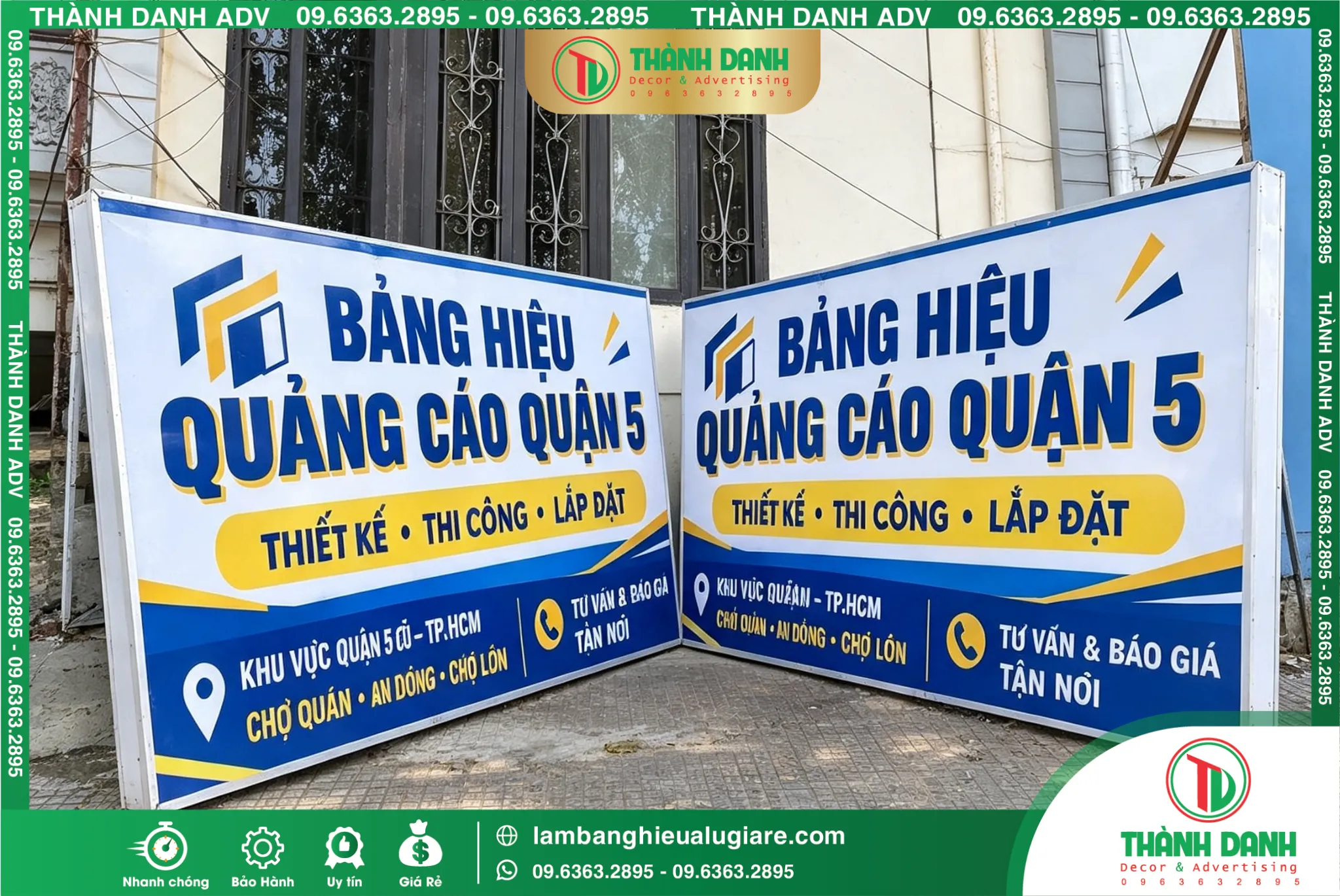 Bảng Bạt Quận 5 Quảng Cáo – Mẫu Đẹp, Giá Tốt