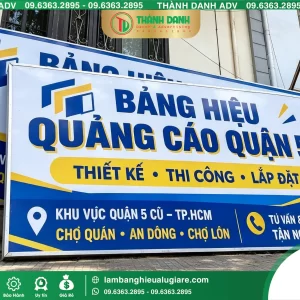 Bảng Bạt Quận 5 Quảng Cáo – Mẫu Đẹp, Giá Tốt