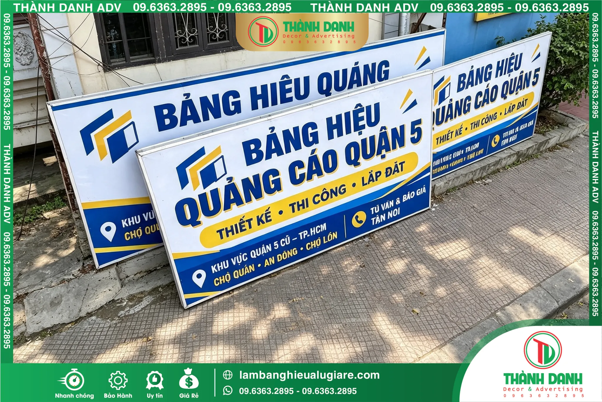 Bảng Bạt Quận 5 Quảng Cáo – Mẫu Đẹp, Giá Tốt