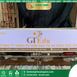 Bảng Bạt Quận 8 GTEdu – Mẫu Đẹp, Giá Tham Khảo, Thi Công Thực Tế