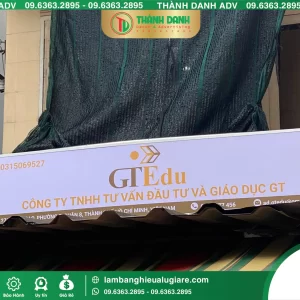 Bảng Bạt Quận 8 GTEdu – Mẫu Đẹp, Giá Tham Khảo, Thi Công Thực Tế