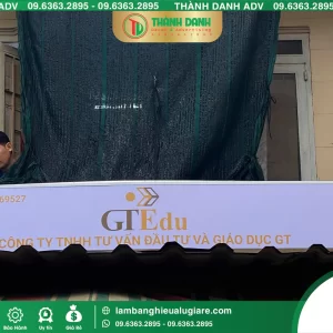 Bảng Bạt Quận 8 GTEdu – Mẫu Đẹp, Giá Tham Khảo, Thi Công Thực Tế